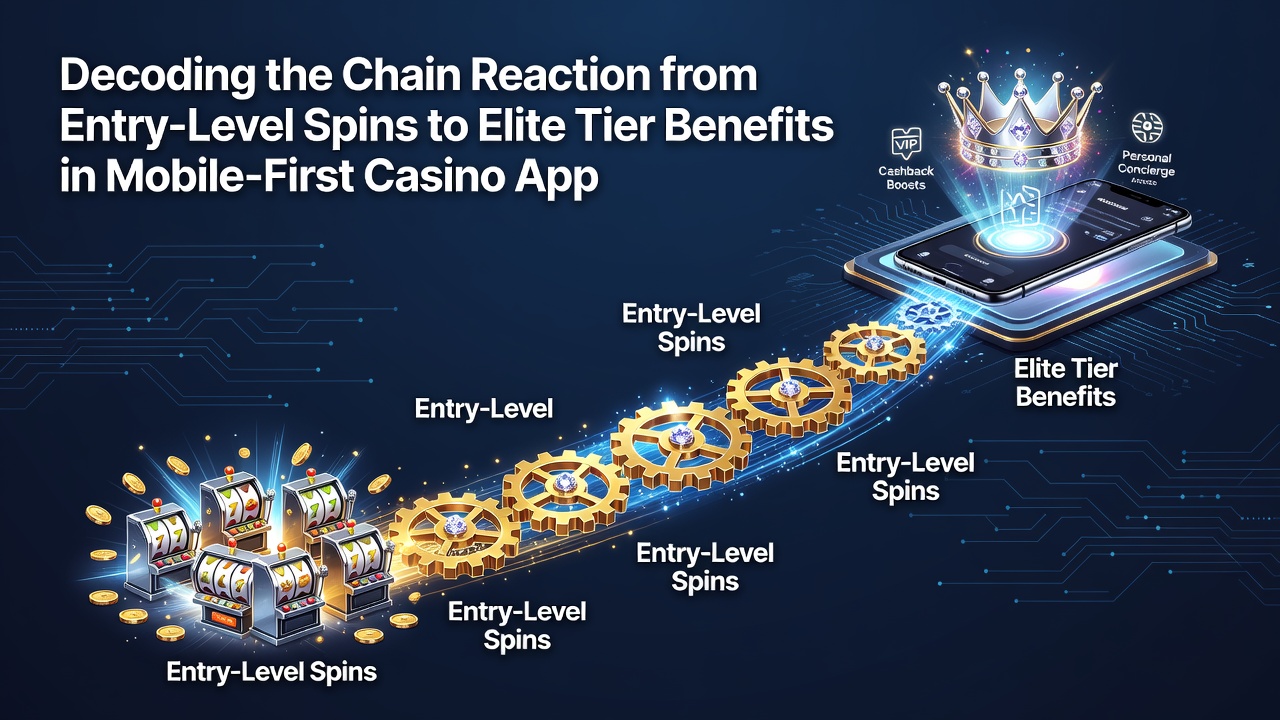 Smartphone screen showing tier progression dashboard with elite benefits unlocked in a mobile casino application